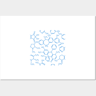 Chemistry Atoms, Shapes, Reactions and Structures Posters and Art